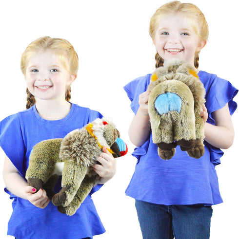 VIAHART Mambo The Mandrill - 10.5 Inch Stuffed Animal Plush Baboon - by TigerHart Toys...
