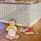 JIFTOK Baby Gate for Stairs, Banister Guard for Kids, Pets, Toys, 10ft L x 2.66 ft H, Mesh Netting Safety Net for Balcony Rail Stair, Stairway Net...
