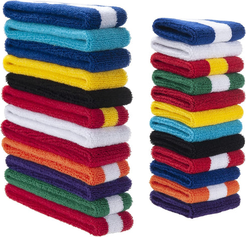 ONUPGO Kids Sweatbands Toddler Headband Wristband Set - Athletic Cotton Baby Sweat Band for Kids Youth Baby (1 Headband + 2 Wristbands)...