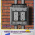ENERLITES Weatherproof Outlet Box with Five 1/2-in Threaded Outlets, Outdoor Electrical Box, 5 Holes 0.50” Each, 2-Gang, 4.53” Height x 4.53” Leng...