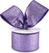 Lavender Glitter Wired Ribbon 2.5 Inch x 10 Yard Purple Easter Wired Ribbon for Wreaths and Bows, Crafts and Floral Supply, Lilac Spring Ribbon, S...