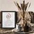 Posterizer 1 pcs-the spiral symbol-Spiritual Print-Motivational & Inspirational Art-Teachers & Classrooms-Gift For Buddhism Meditation philosophy ...