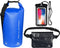 Waterproof Dry Bags Set of 3 Dry Bag with 2 Zip Lock Seals & Detachable Shoulder Strap, Waist Pouch & Phone Case - Can Be Submerged Into Water - f...