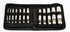 SE Heavy-Duty 12-Piece Hollow Leather Punch Set - High Carbon Steel, Machined Grip, 1/8" to 3/4" Sizes - Includes Zipper Pouch for Gasket, Leather...