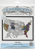 Design Works Crafts USA Map Zenbroidery Kit......