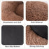 Calming Dog Bed, Dog Beds for Small Melium Dogs, Fluffy Donut Dog & Cat Bed Washable, Round Anti Anxiety Dog Bed, Small Dog Bed with Non-Slip Bott...