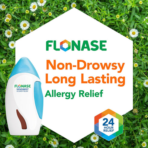 Flonase Sensimist Allergy Relief Nasal Spray for Non-Drowsy, 24-Hour Multi-Symptom Allergy Relief – 120 Sprays...