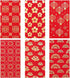 Whaline 48 Pack Chinese New Year Red Envelopes 6 Design Red Gold Foil Hong Bao Year Of The Dragon Red Envelopes 2024 Lucky Money Envelopes Red Pac...