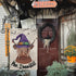 Louise Maelys Halloween Highland Cow Garden Flag 12x18 Double Sided, Burlap Small Welcome Boo Halloween Witch Hat House Flags Seasonal Holiday Out...