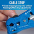 Jonard Tools UST-525 Universal Cable Stripping Tool with Cable Stop for Coax, Network, and Telephone Cables...