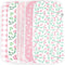 Baby Burp Cloths - 5 Pack Large - Double Layered Top Layer 100% Cotton and Bottom Layer 100% Polyester Fleece Absorbent Burping Cloth Extra Absorb...