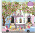 Galison Spring Terrace – 1000 Piece Joy Laforme Puzzle Featuring a Magnolia Filled Neighborhood Day On A Spring Day...