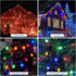 Multi Color G40 Light Bulbs LED for Outdoor String Light 1W Replacement 5W Globe Edison Bulb Shatterproof Christmas Plastic 120V E12 Screw Base RE...