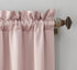 Sun Zero Easton Energy Saving Blackout Rod Pocket Curtain Panel, 40" x 63", Blush Pink...
