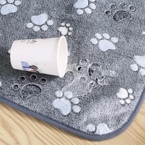 Glow Waterproof Dog Blanket, Pattern Printing Super Soft Warm Fluffy Facecloth Sofa Car Bed Protector, Urine Proof Washable Outdoor Pet Blanket fo...