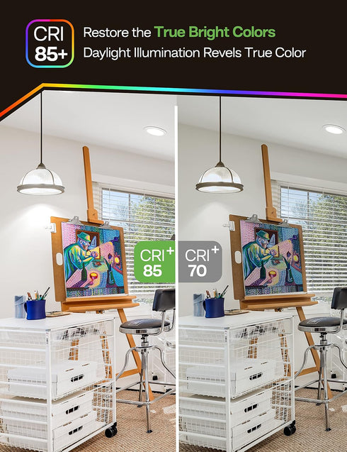 A19 LED Light Bulbs 100 Watt Equivalent Daylight 5000K, 13W 1500LM Super Bright LED Bulb, E26 Base, Energy Saving, 20000+ Hours Longevity, Non-Dim...