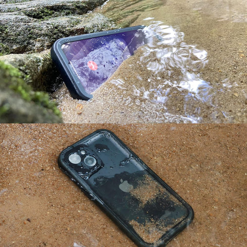 SPORTLINK Compatible with iPhone 13 Pro Waterproof Case - Built in Screen Protector Full Body Shockproof Dustproof IP68 Waterproof Case for iPhone...