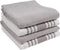 KAF Home Kitchen Towels, Set of 4 Absorbent, Durable and Soft Towels | Perfect for Kitchen Messes and Drying Dishes, 18 x 28 – Inches, Drizzle, Sm...