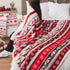 PAVILIA Premium Christmas Sherpa Throw Blanket | Christmas Decoration Reindeers, Fleece, Plush, Warm, Cozy Reversible Microfiber Holiday Blanket 5...