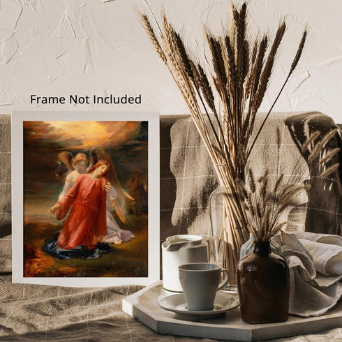 Posterizer 1 pcs-The Agony in the Garden painting poster-Religious Posters-Gifts for Christians -Decor for Church, Sunday School Classroom- unfram...