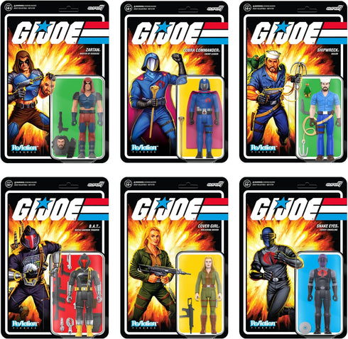 Super7 G.I. Joe Cobra B.A.T. - 3.75" G.I. Joe Action Figure with Accessory Classic Cartoon Collectibles and Retro Toys...