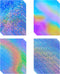 28 Sheets Holographic Cardstock Paper 250gsm/92lb, 8.5 x 11 Metallic Glitter Paper 4 Mixed Styles Printable Only Compatible with Laser Printer,Thi...
