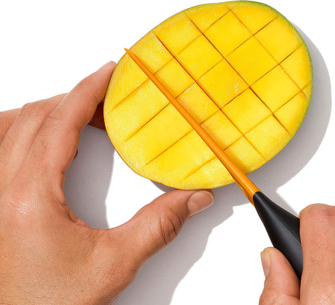 OXO Good Grips Mango Slicer with Scoop,Orange 1 x 1.5 x 7"...