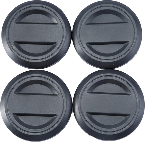 CPOWACE 4pcs Hub Wheel Center Caps Compatible with Polaris RZR, Black Tire Wheel Center Rim Cap Accessories Compatible with Polaris RZR 1000 XP Tu...