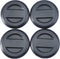 CPOWACE 4pcs Hub Wheel Center Caps Compatible with Polaris RZR, Black Tire Wheel Center Rim Cap Accessories Compatible with Polaris RZR 1000 XP Tu...