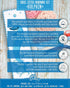 Dolphin Counted Cross Stitch Bookmark Kit for Adults - DIY Embroidery Book Marker Set with Paper Pattern, 16 Count Aida Canvas and Pre-Sorted Flos...