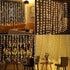 Meonum Curtain Tapestry Backdrop String Lights, Each 13 Strings 6.6 x 5 ft Tapestry Fairy String Light, 8 Modes Window Wall Hanging Light Strings ...