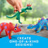 NATIONAL GEOGRAPHIC Clay Dinosaur Arts & Crafts Kit - Dinosaur Air Dry Clay for Kids Craft Kit with 5 Clay Colors, 5 Dino Skeletons, Sculpting Too...