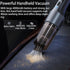 Car Vacuum, Small Car Vacuum Cordless Rechargeable with 16000PA High Powerful Suction Mini Handheld Vacuum Portable Lightweight Hand Held Vacuum C...
