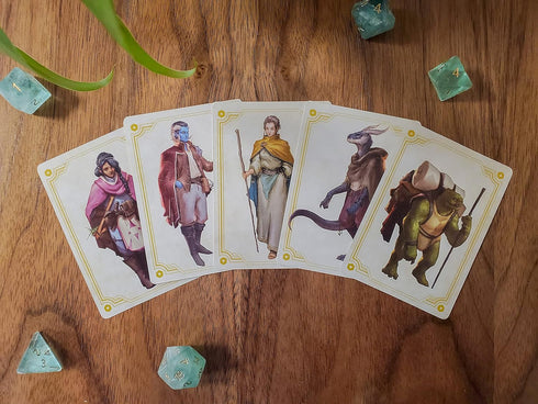 DUNGEON CRAFT Deck of Stories: NPC Booster 1 Board Game - 18 Fantasy Tabletop Role Playing Game RPG Storytelling Cards - Dungeon Master Accessorie...