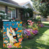 Summer Cat Garden Flag, Flower Butterfly Garden Flag, 12x18 Inch Vertical Double Sided Burlap, Welcome Holiday Yard Lawn Flag, Outdoor Patio House...