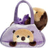 Aurora® Fashionable Fancy Pals™ Peek-A-Boo Otter™ Stuffed Animal - On-The-go Companions - Stylish Accessories - Brown 7 Inches...