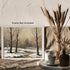 Posterizer 1 pcs-snowy jungle in winter in oil painting style-13-Landscape & Nature Art-GIft for Men Women Teens-Dining Room Decor- unframed wall ...