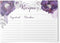 Floral Recipe Cards from Dashleigh, 48 Cards, 4x6 inches, The Gift Collection, Water-Resistant and Double-Sided (Violet Purple)...