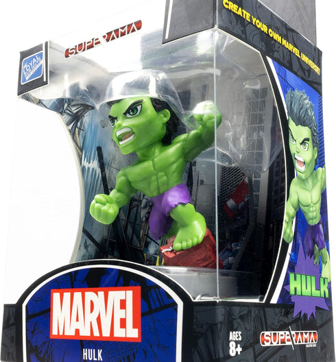 The Loyal Subjects Marvel Superama Hulk with Scenic Diorama & Base...