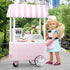Lori – Mini Doll & Ice Cream Cart – Clothes & Ice Cream Accessories for 6-inch Dolls – Ice Cream Scoops, Cones, Soft Serve, Popsicles – Toys for K...