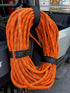 4pc 18" x 1.5" (13” useable) Nylon Webbing Hook and Loop Cinch Straps with Metal Buckle, Reusable Fastening, Securing, Cable Straps...