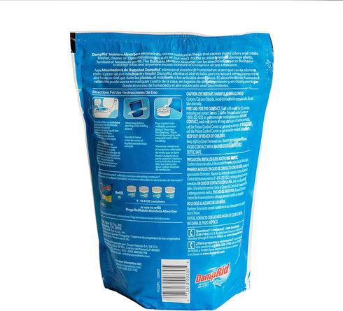 DampRid Pure Linen Moisture Absorber - 42 oz. Refill Bag – Attracts & Traps Moisture for Fresher, Cleaner Air...