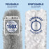 Bona High Performance Dusting System - 1 Compact Handle, 5 Disposable Dusters, & 1 Reusable Duster - Compact Dusting Kit Removes Dust & Pet Hair...