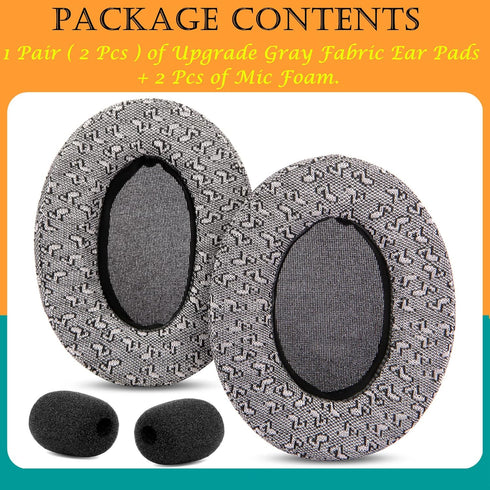 TaiZiChangQin MH670 Upgrade Ear Pads Ear Cushions Memory Foam Replacement Compatible with Cooler Master MH670 MH630 MH650 Headphone Fabric Earpads...