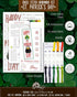 Povitrulya Counted Cross Stitch Kit 'Happy St. Patrick’s Day' - DIY Embroidery Book Marker Set for Adults with Paper Pattern, 16 Count Aida Canvas...