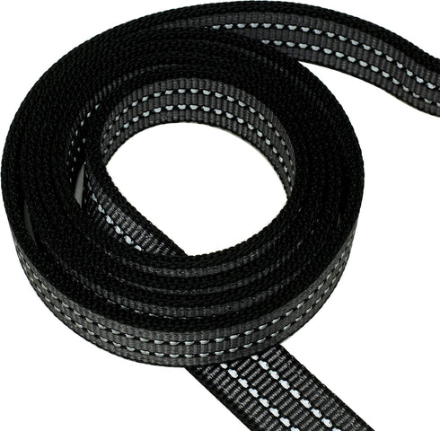 Franklin Pet Supply Nylon Dog Leash – Reflective – Comfort Fit – Neoprene Handle – 6 Foot – Dog Training – Walking – Black...