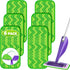 Reusable Mop Pads Refills Compatible with Swiffer Wet Jet Spray Mop, Wet Pads Refill Wet Jet Pads Refills for Swiffer Mop, Microfiber Mop Pad Repl...