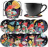 Singhoow 12 Pcs Mushroom Diamond Painting Coaster Kits with Holder DIY Mushroom Diamond Art Coaster Non Slip Diamond Coaster Kits for Adults Craft...