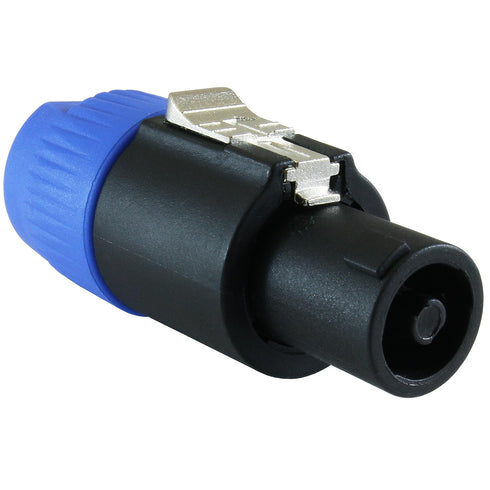 GLS Audio Speaker Plug Adapter 1/4" to Twist Lock 4 Pole & 2 Pole - Compatible with Neutrik Speakon NA4LJ, NA4LJX, NL4MP, NL4MPR, NL4FC, NL4FX, NL...