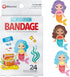 BioSwiss Bandages, Mermaid Shaped Self Adhesive Bandage, Latex Free Sterile Wound Care, Fun First Aid Kit Supplies for Kids, 24 Count...